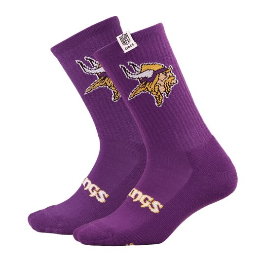 NFL Minnesota Vikings Crocs Socks - Crocs for sale