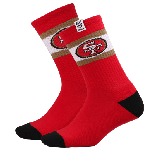 NFL San Francisco 49ers Crocs Socks - Crocs discount